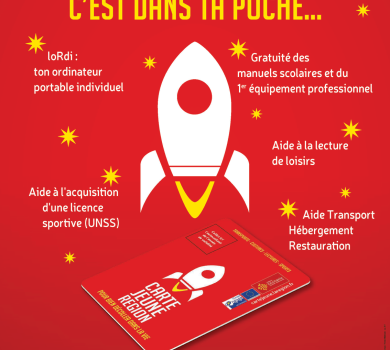 affiche carte jeune région