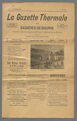 La gazette thermale - juin 1909